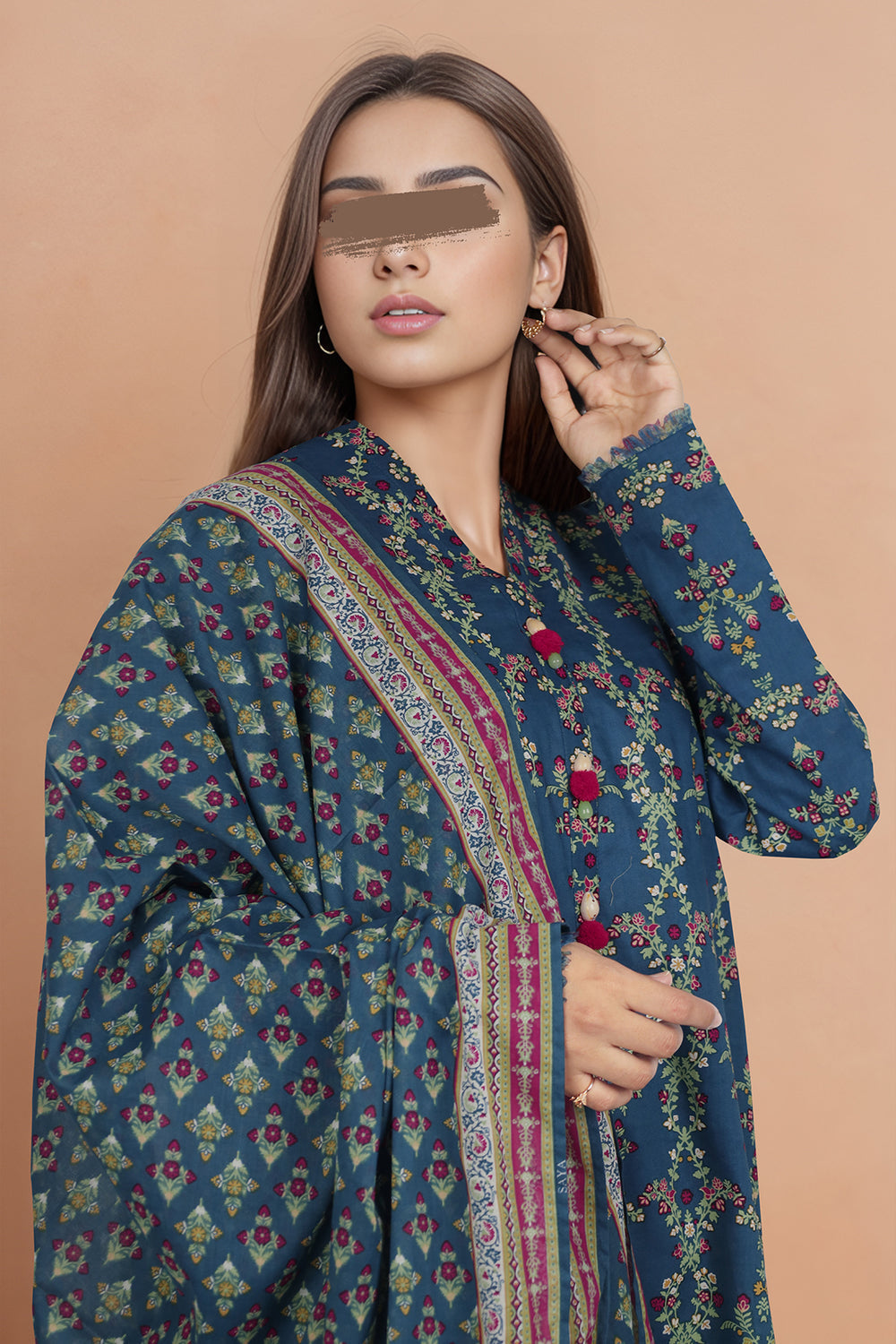 Saya Embroidered 3 piece Suit Exquisite Elegance Collection save 28% off