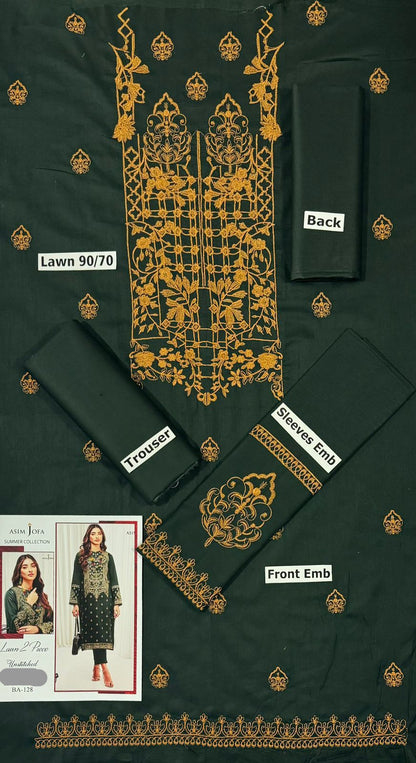 Asim Jofa summer collection lawn 2 piece flat 50%off