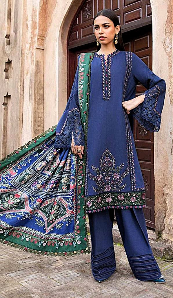 Maria B Embroidered Summer Collection – Flat 50% OFF on Luxe 3-Piece Lawn Suits!