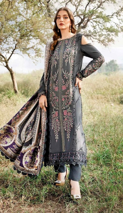 Maria B Exclusive Summer Collection – Embroidered 3-Piece Lawn Suits at Flat 50% OFF!