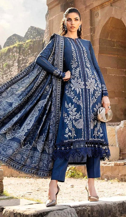 Maria B Exclusive Summer Collection – Embroidered 3-Piece Lawn Suits at Flat 50% OFF!